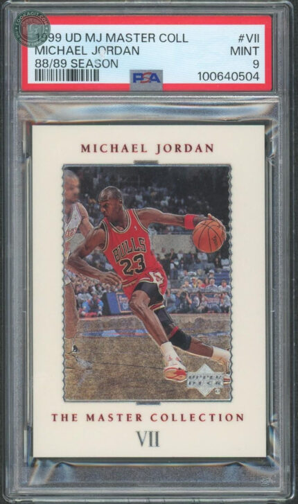 1999 UD Master Collection Michael Jordan #VII /500 PSA 9