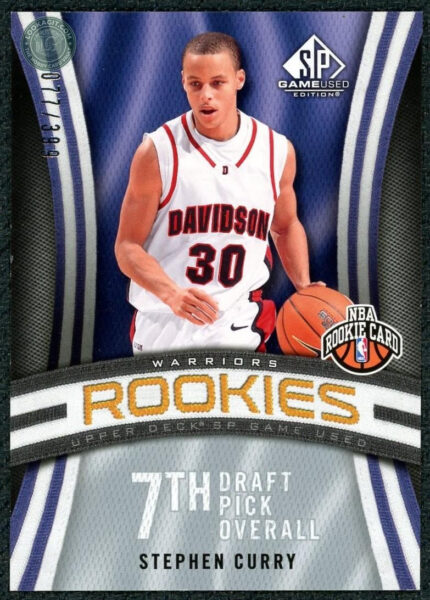2009 Upper Deck SP Game Used Stephen Curry Rookie /399